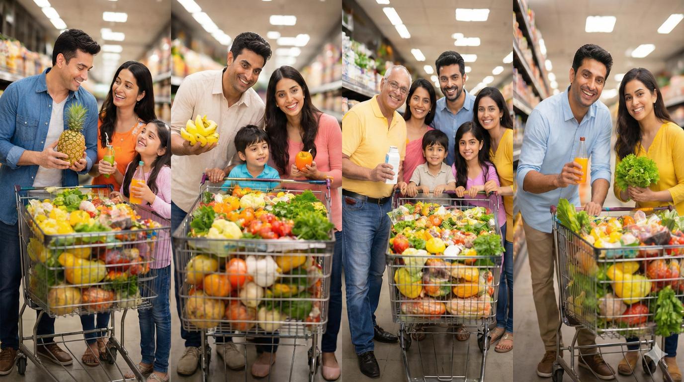 Modern shopping experience at Live 7 Supermarket in Ottappalam with clean aisles, fresh products, and a comfortable store environment in 2026.